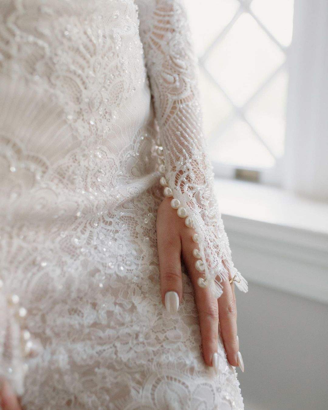 Real Bride Customizes Her Dream Lace Wedding Dress with Casablanca Bridal