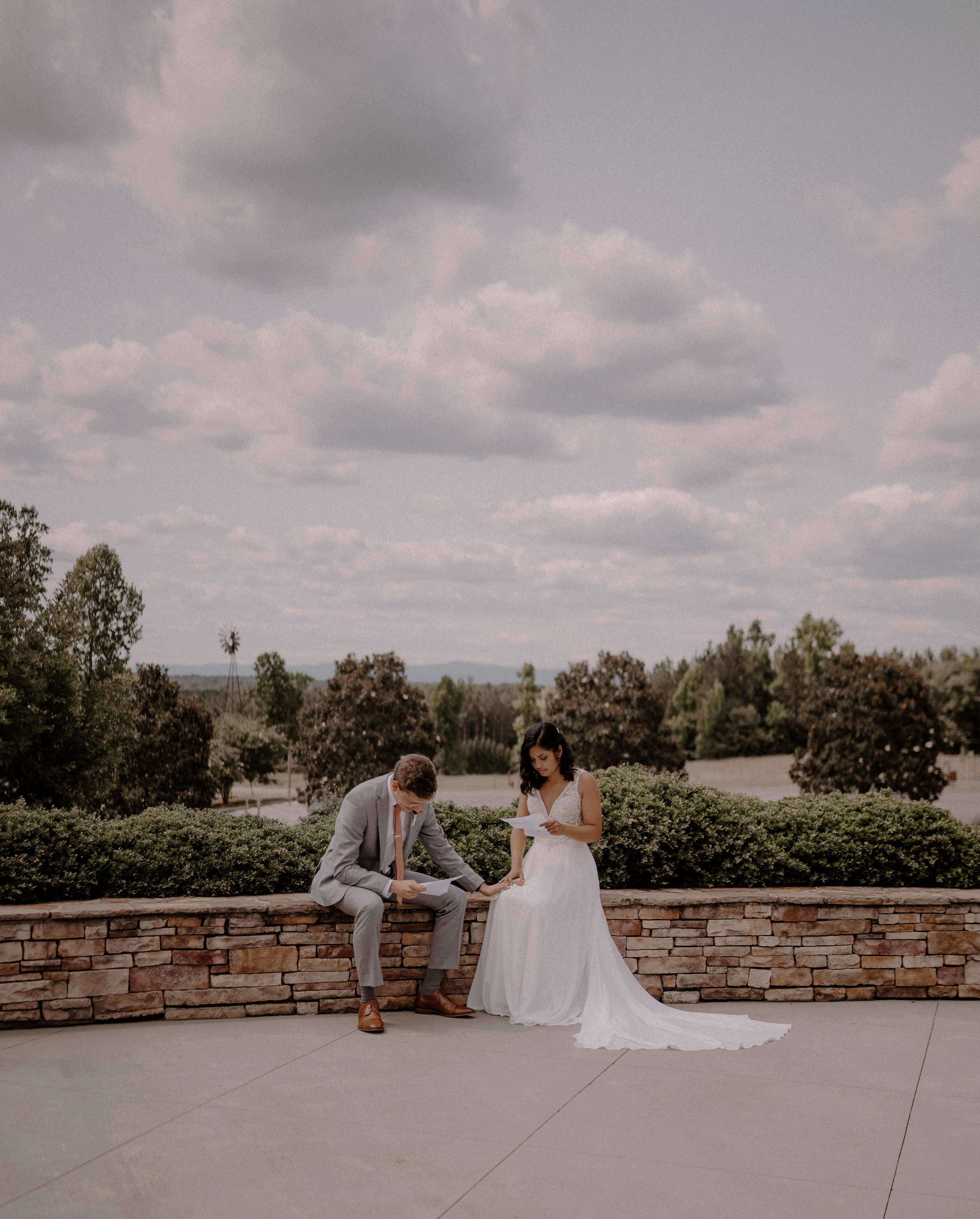 Real Bride Liz's Wedding at Spinning Leaf in North Carolina | Casablanca Bridal Wedding Dress Style 2422 Zoey