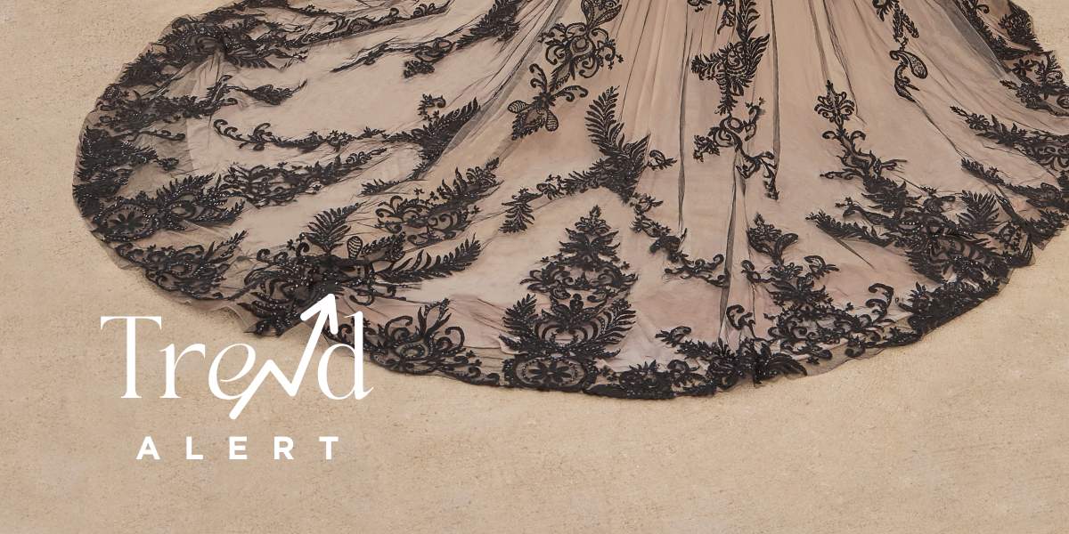 Trend Alert: Black Wedding Dresses