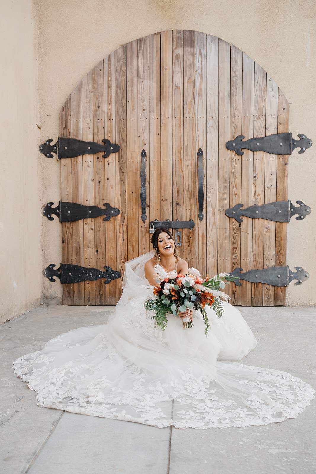 Casablanca Bridal Real Bride | Strapless Lace Ballgown Wedding Dress