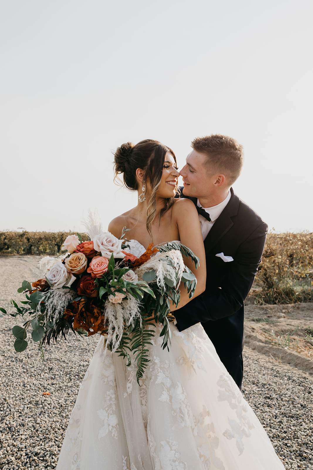 Casablanca Bridal Real Bride | Strapless Lace Ballgown Wedding Dress
