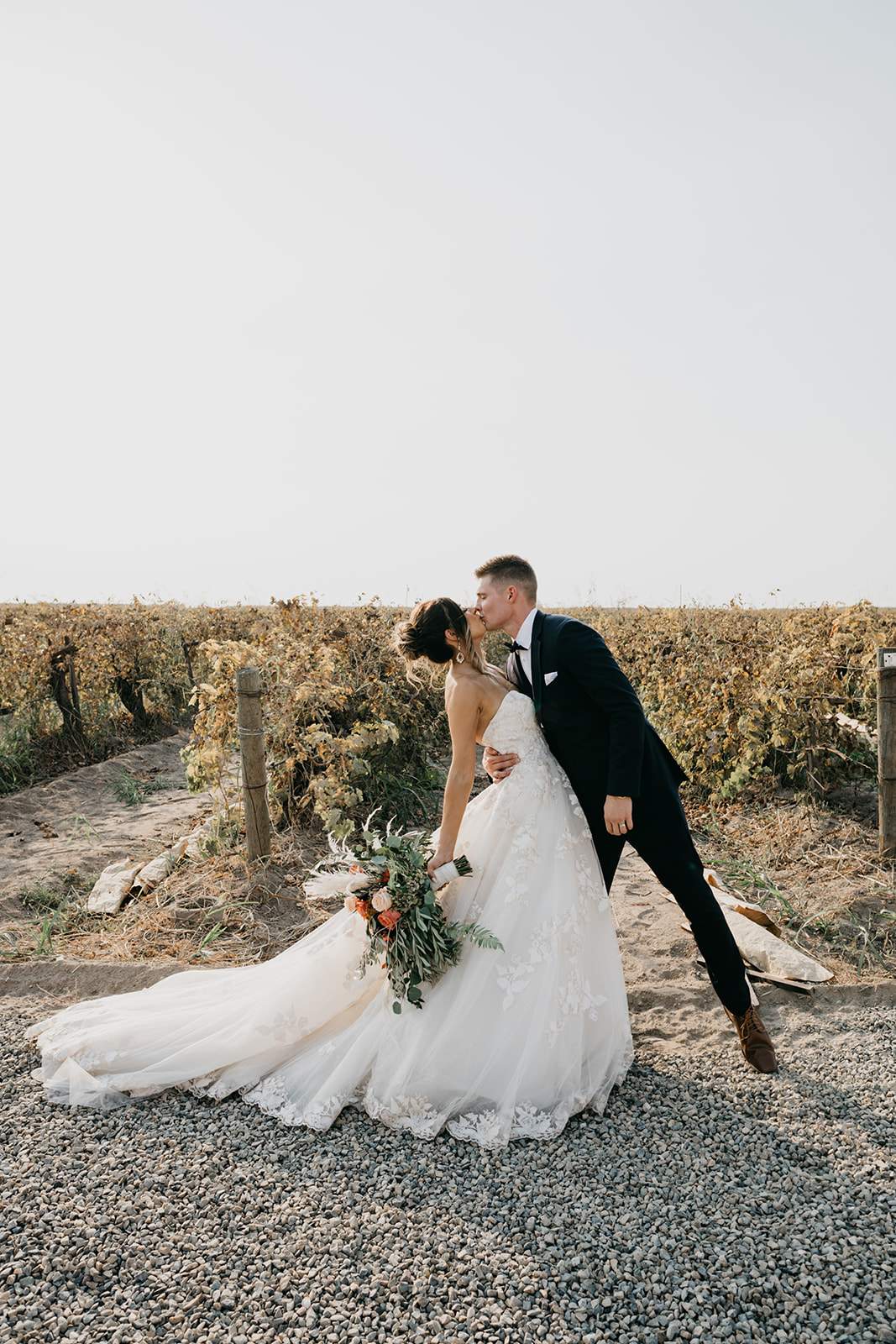 Casablanca Bridal Real Bride | Strapless Lace Ballgown Wedding Dress