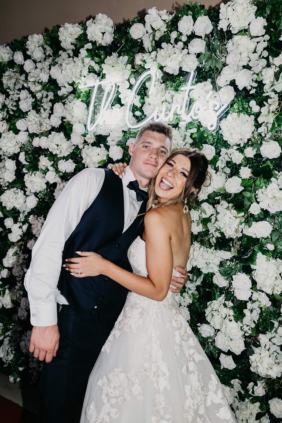 Casablanca Bridal Real Bride | Strapless Lace Ballgown Wedding Dress