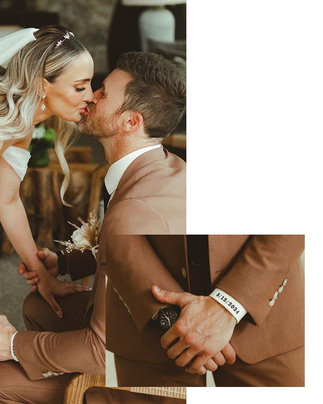 Real Bride Says "YES" To A Tulle A-line Wedding Dress