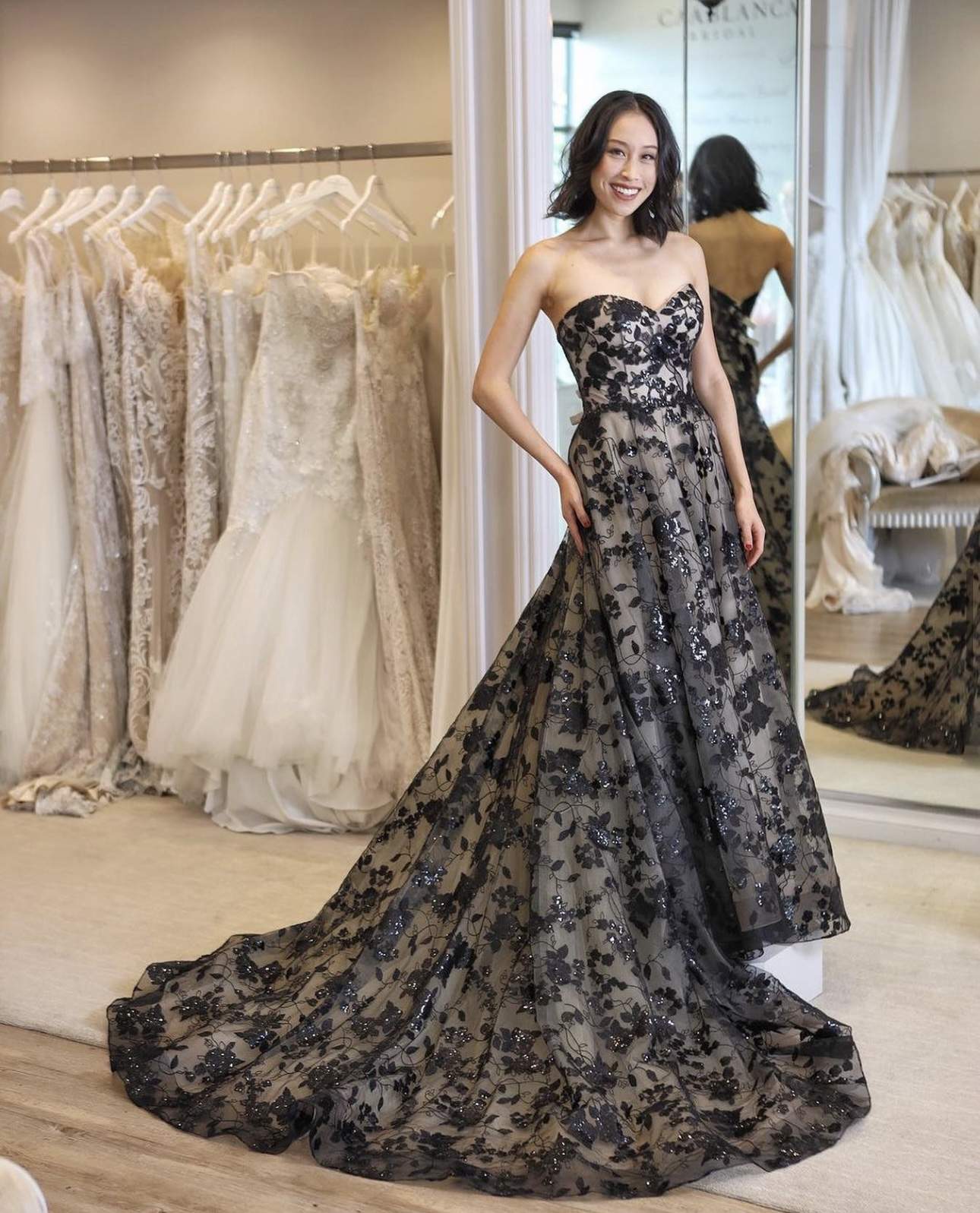 Trend Alert: Black Wedding Dresses