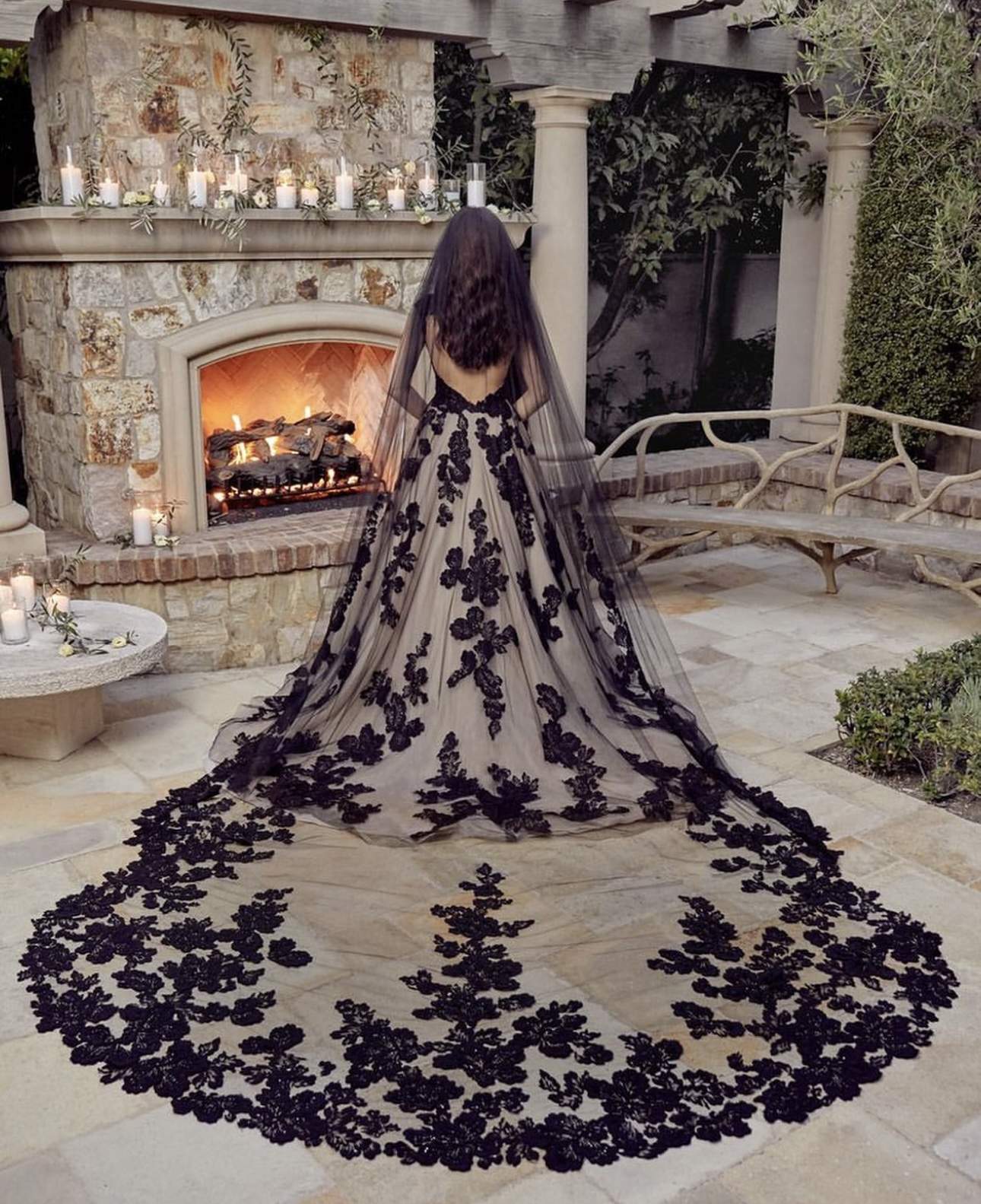 Trend Alert: Black Wedding Dresses