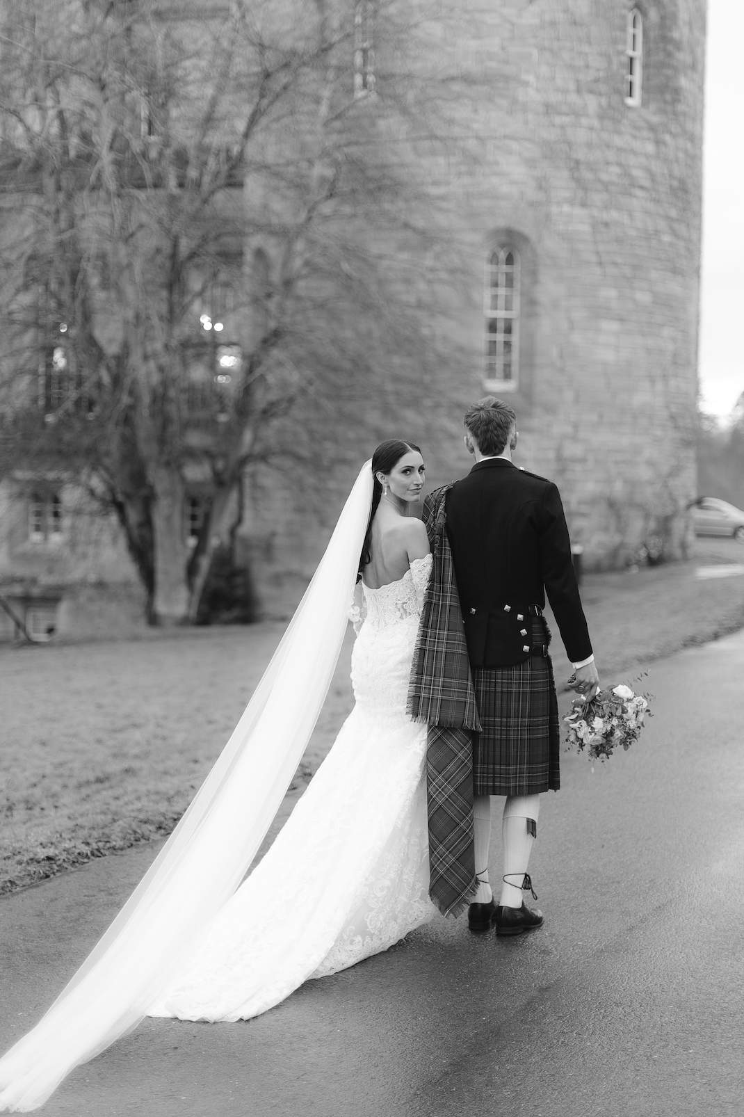 Real Bride Says “I Do!”at a Stunning Castle in Scotland 