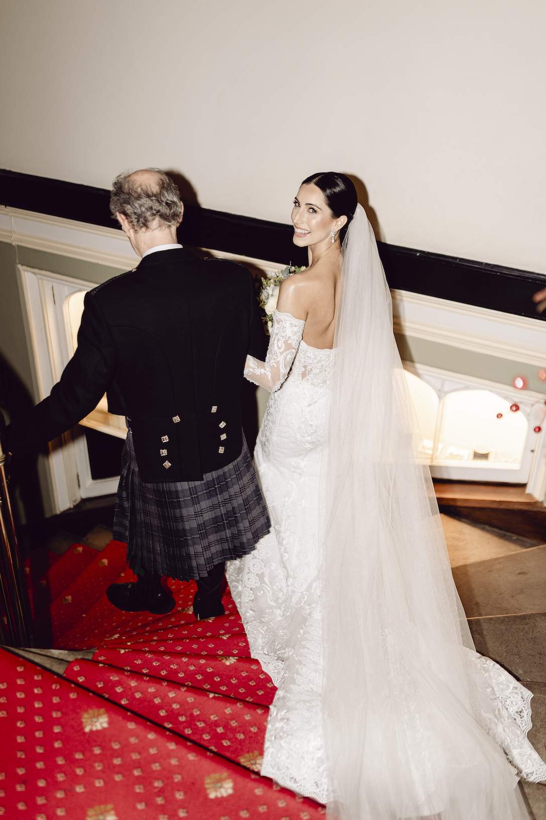 Real Bride Says “I Do!”at a Stunning Castle in Scotland 
