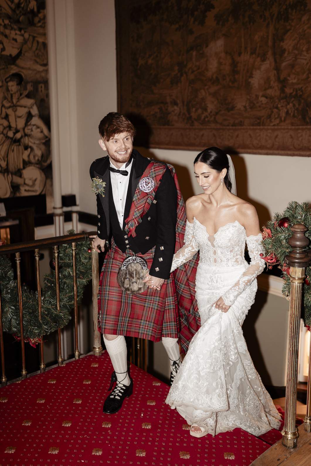 Real Bride Says “I Do!”at a Stunning Castle in Scotland 