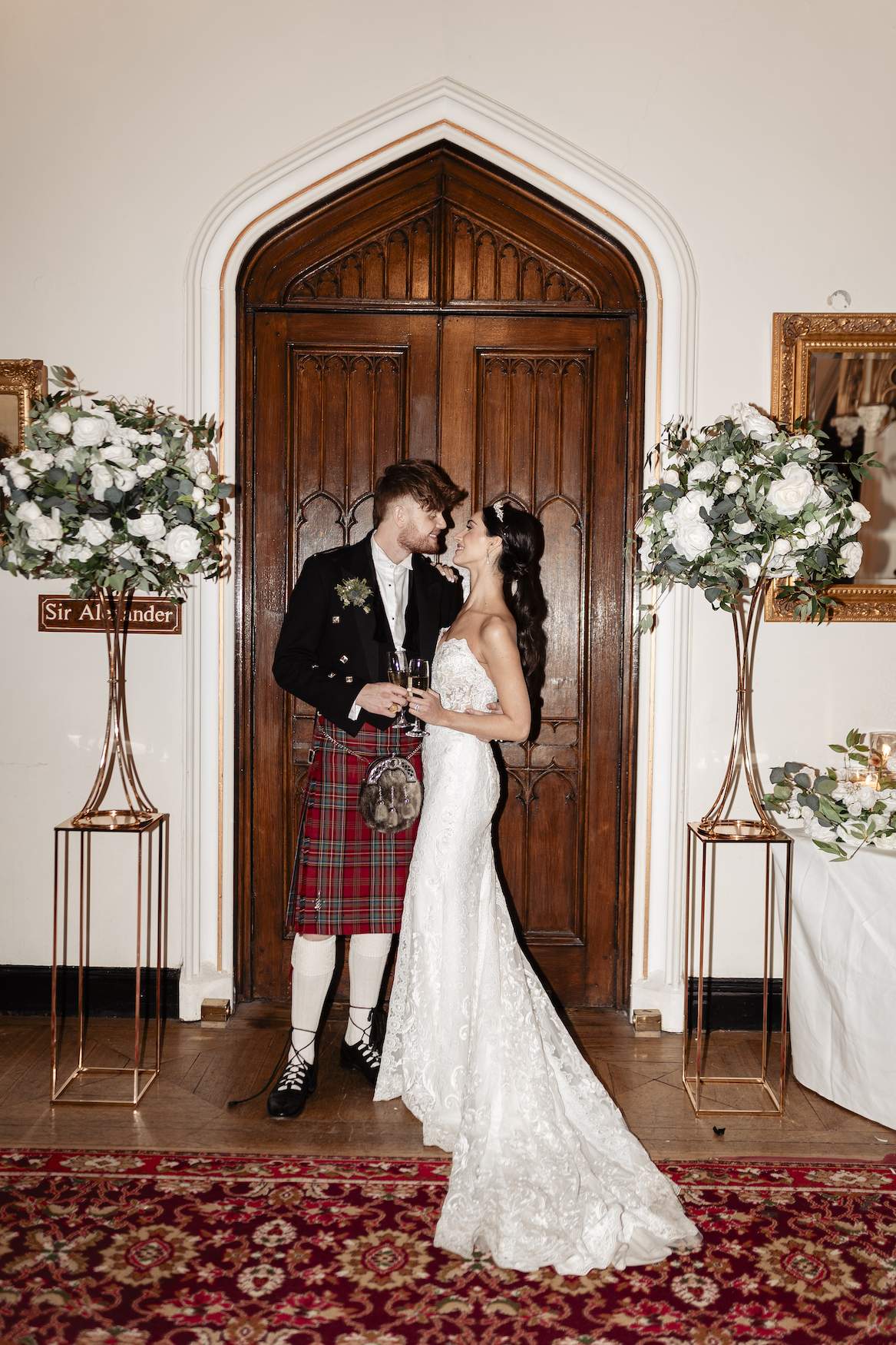 Real Bride Says “I Do!”at a Stunning Castle in Scotland 