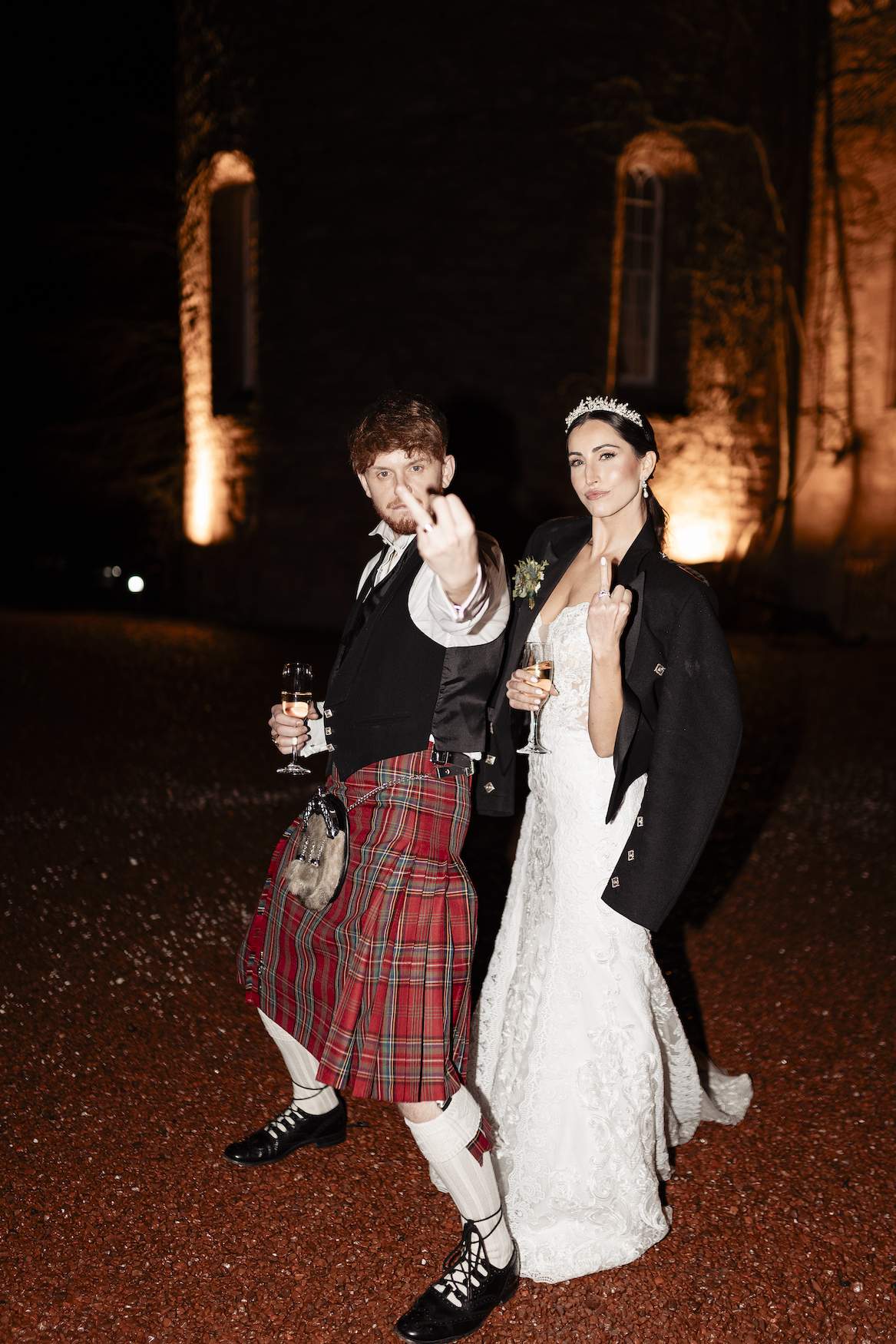 Real Bride Says “I Do!”at a Stunning Castle in Scotland 