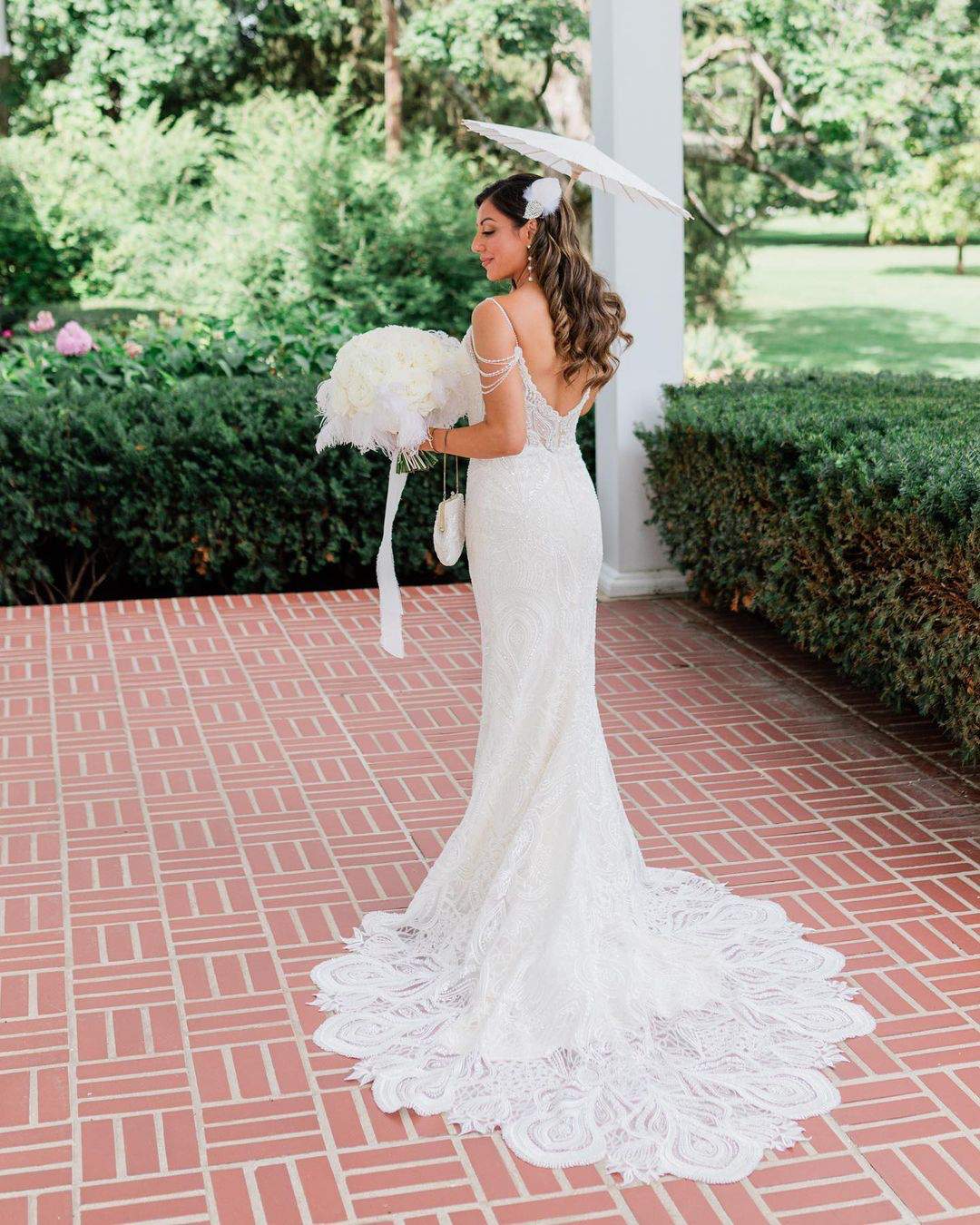 Bohemian x Gatsby Inspired Wedding Gown
