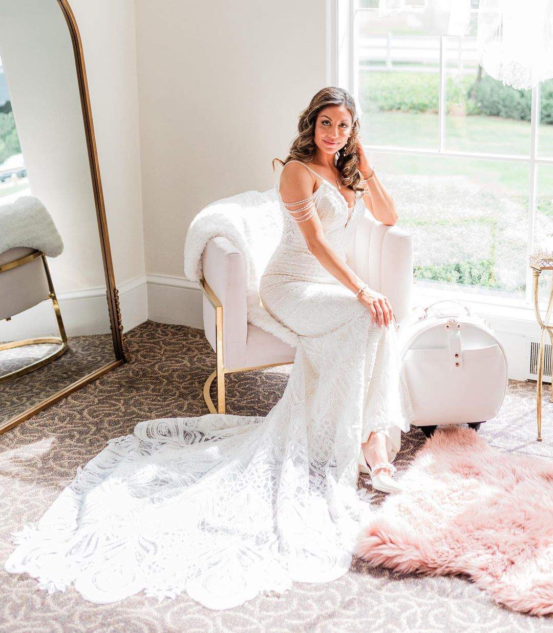 Bohemian x Gatsby Inspired Wedding Gown
