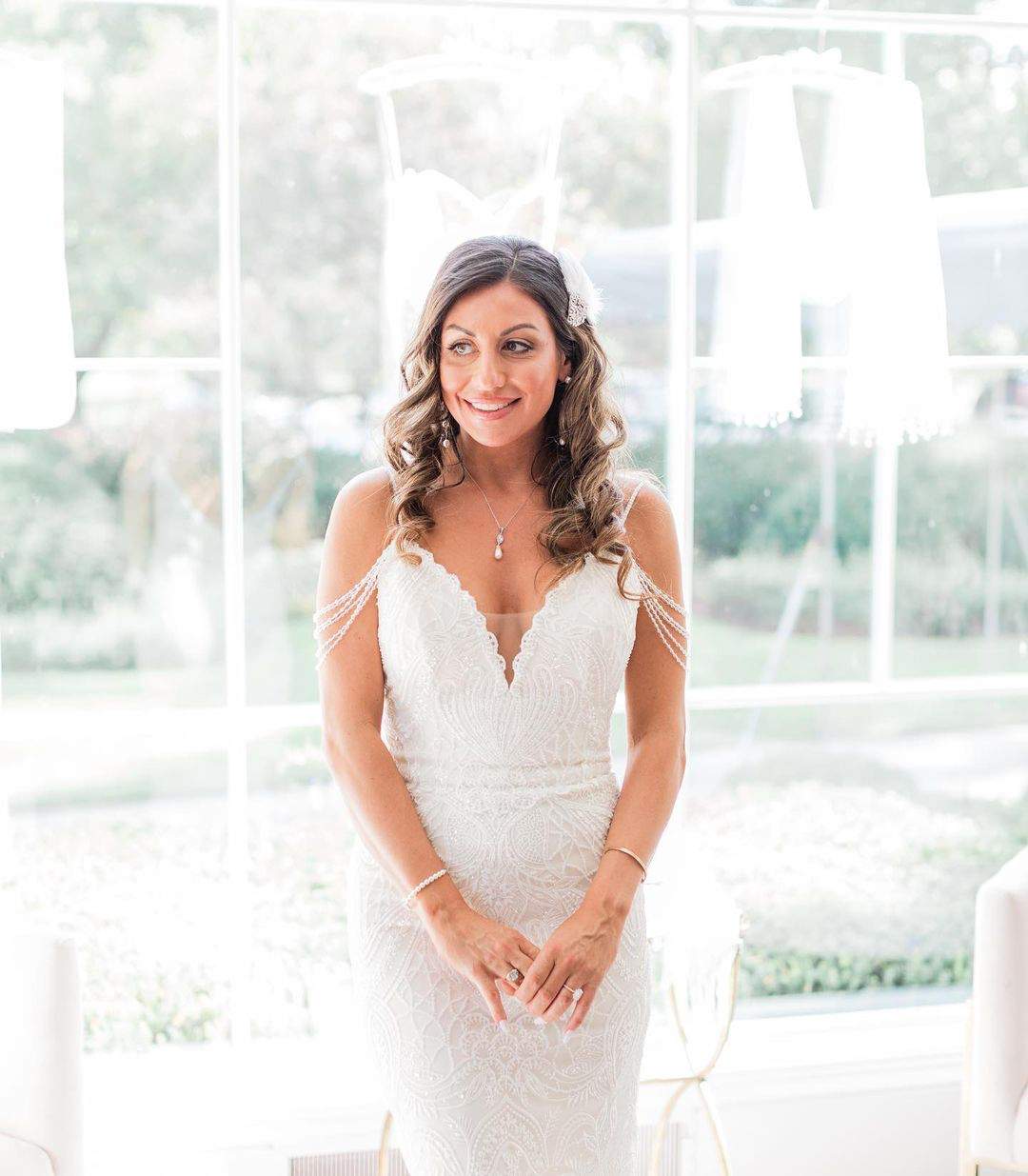 Bohemian x Gatsby Inspired Wedding Gown