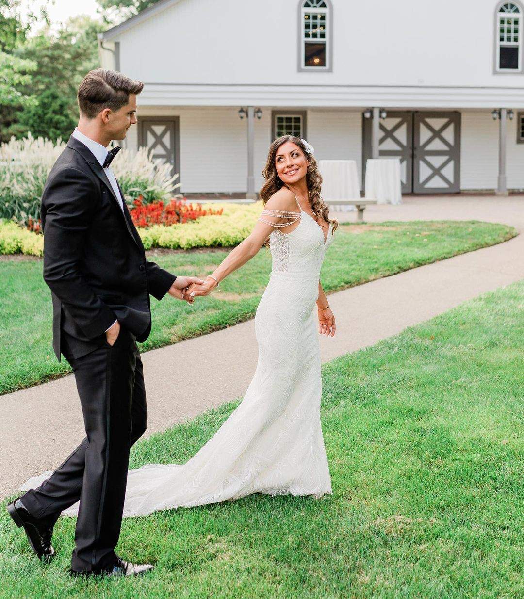 Bohemian x Gatsby Inspired Wedding Gown