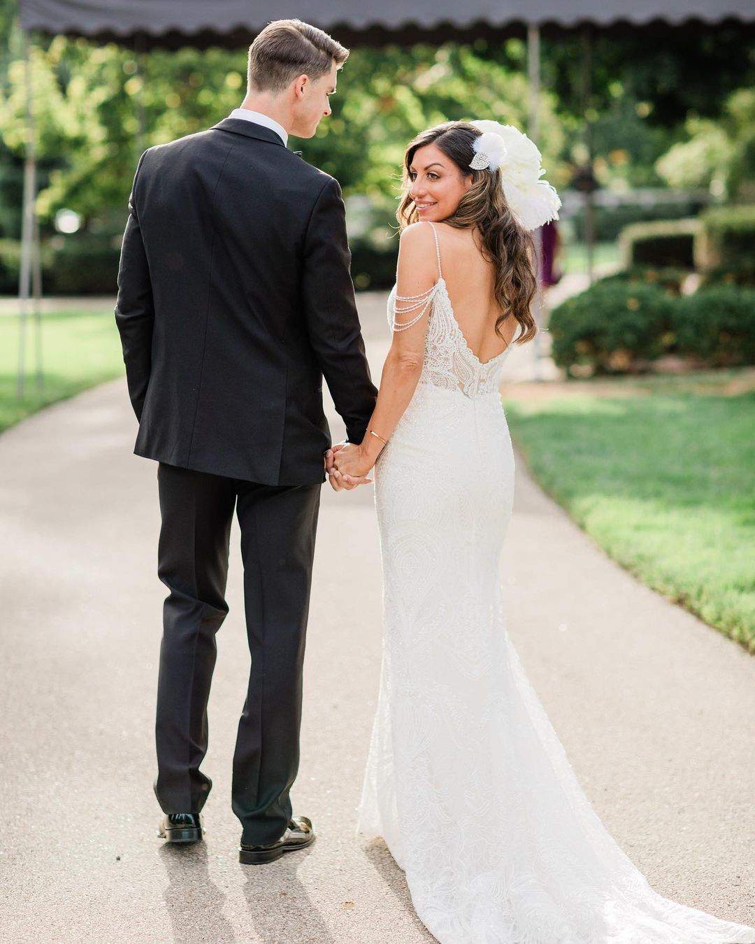 Bohemian x Gatsby Inspired Wedding Gown