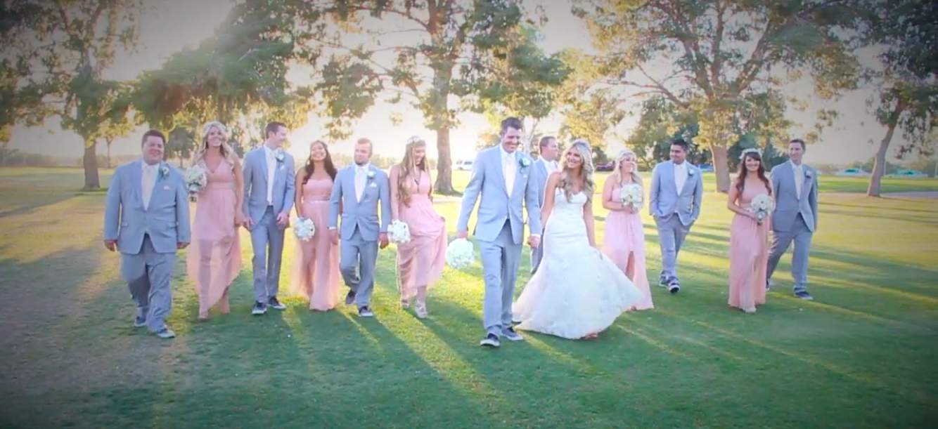 Mallory M. and her bridal party.