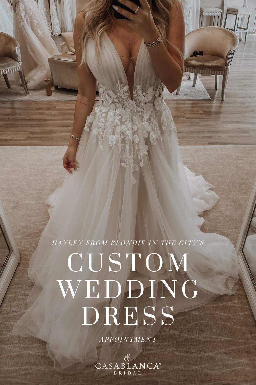 Hayley from Blondie In The City Creates Her Custom Casablanca Gown!