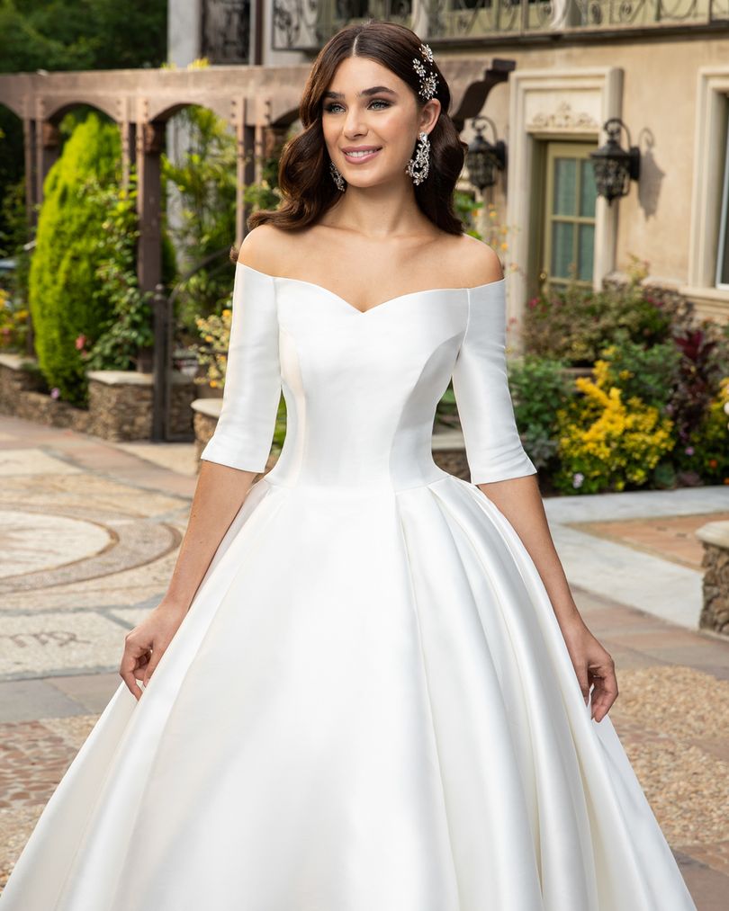 Casablanca Bridal Chanel Fit and Flare Wedding Gown